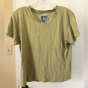 Jungmaven cropped Ojai tee in Margarita